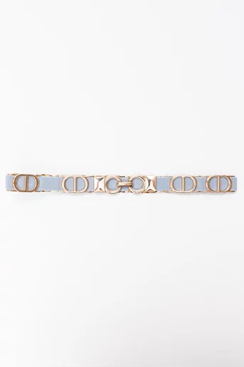 Curea elastică cu cercuri duble bleu C16860508