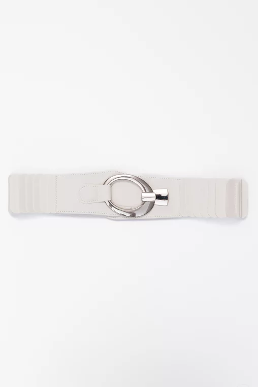 Curea elastică ivory cu model suprapus C16860508 thumbnail picture - 
