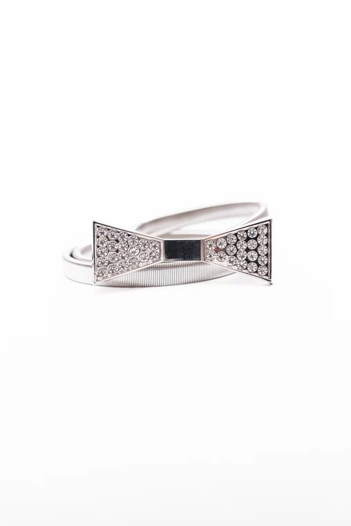 Curea metalică model fundă argintie CFY0904 thumbnail picture - 