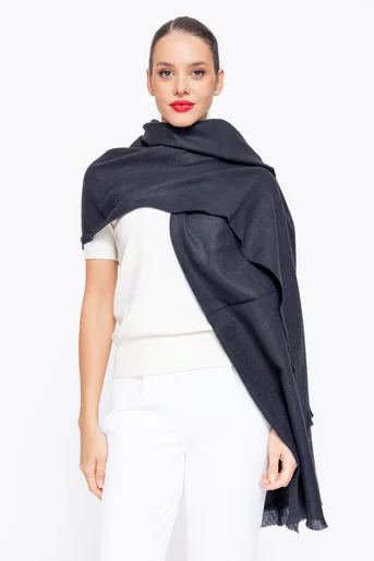 Fular maxi negru EGK1104