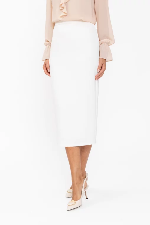 Fustă Caramel conică Meg ivory F3607 thumbnail picture - 