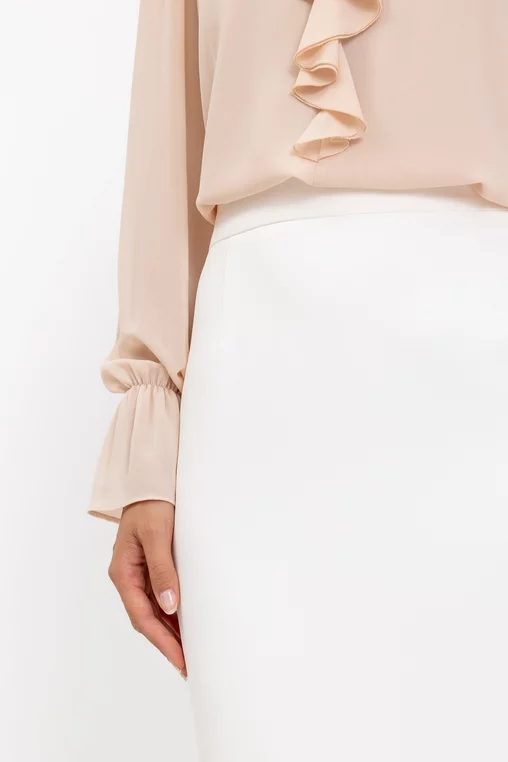 Fustă Caramel conică Meg ivory F3607 thumbnail picture - 