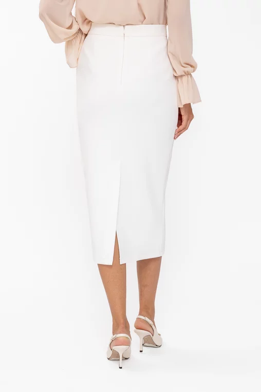 Fustă Caramel conică Meg ivory F3607 thumbnail picture - 