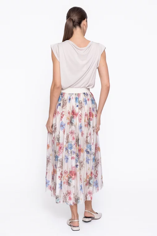 Fustă midi imprimeu floral multicolor FVI60301 thumbnail picture - 