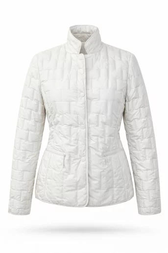 Jachetă intermediară cu puf ivory JFL60202