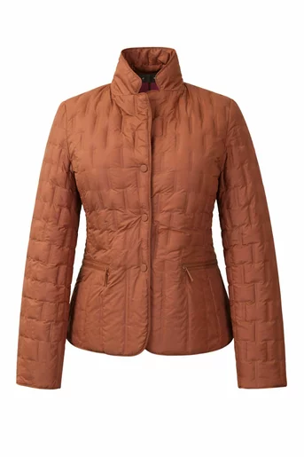 Jachetă intermediară cu puf maro JFL60202