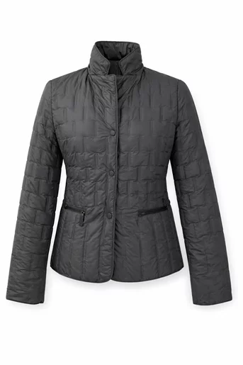 Jachetă intermediară cu puf neagră JFL60202