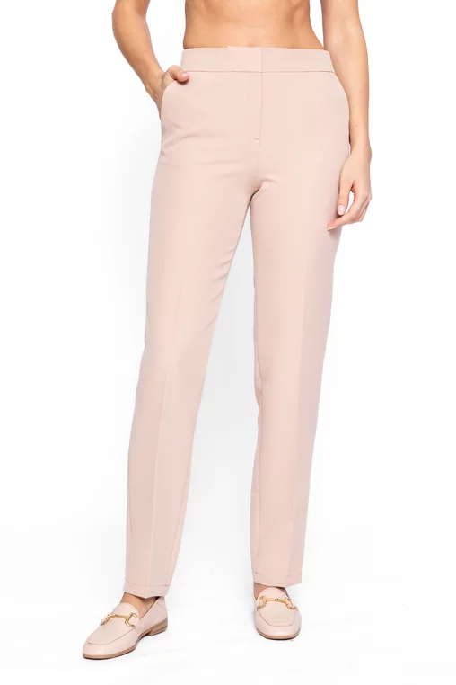 Pantaloni Caramel conici bej P2613 thumbnail picture - 