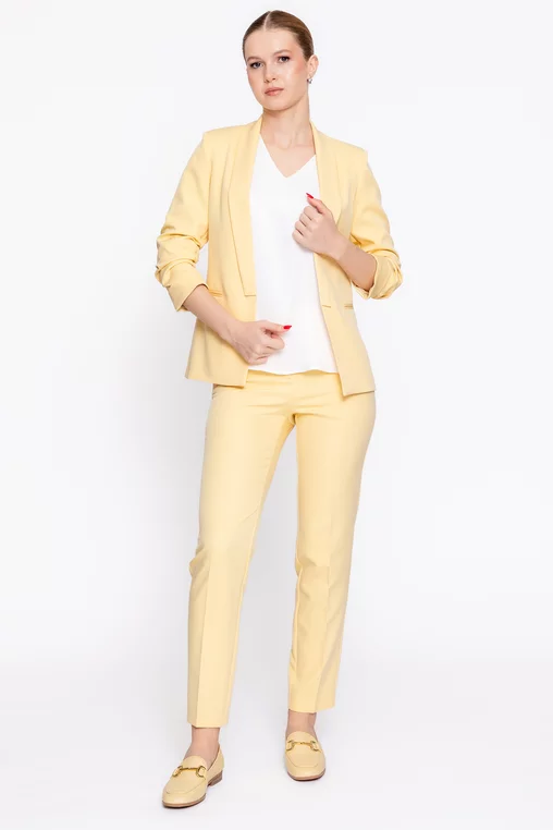 Pantaloni Caramel conici galbeni P2613 thumbnail picture - 