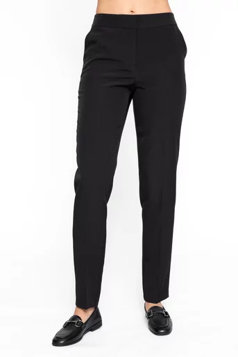 Pantaloni Caramel conici negri P2613