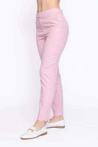 Pantaloni Caramel conici roz P2613