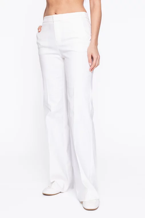 Pantaloni Caramel denim drepți ivory  P2611 thumbnail picture - 