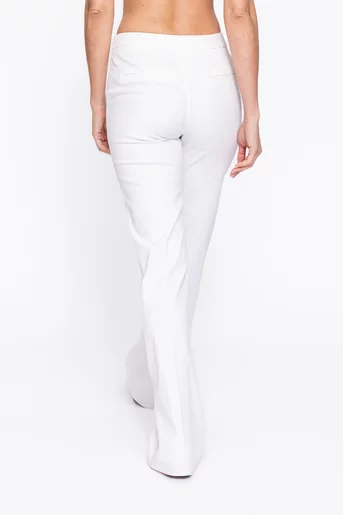 Pantaloni Caramel denim drepți ivory  P2611