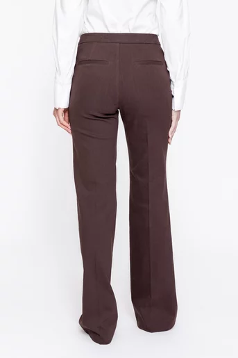 Pantaloni Caramel denim drepți maro P2611