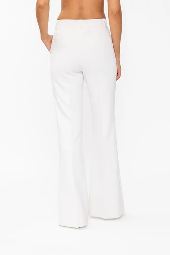Pantaloni Caramel evazați ivory P2618