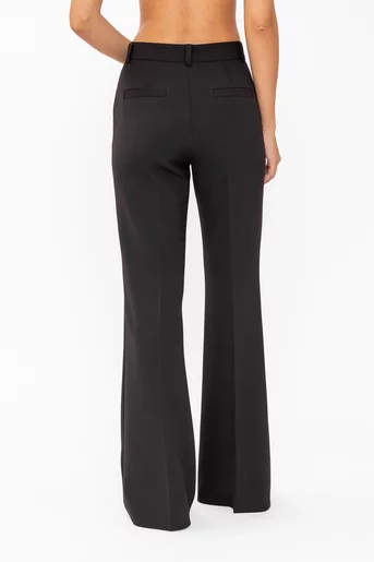 Pantaloni Caramel evazați negru P2618