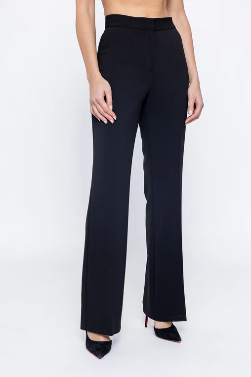 Pantaloni Caramel evazați stofă Melina P2606 thumbnail picture - 