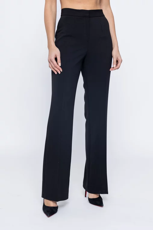 Pantaloni Caramel evazați stofă Melina P2606 thumbnail picture - 