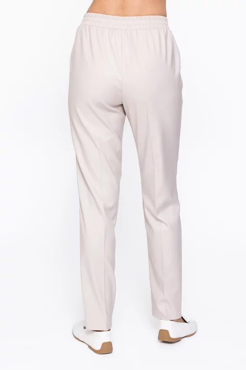 Pantaloni Caramel lejeri cu elastic bej P2612 thumbnail picture - 