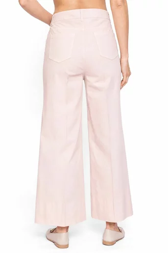 Pantaloni croi evazat roz PVV60202