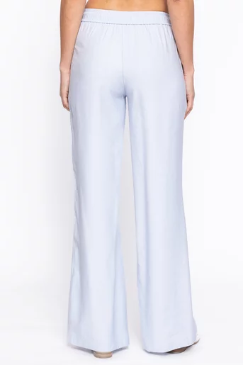 Pantaloni lejeri cu elastic bleu PKC60201