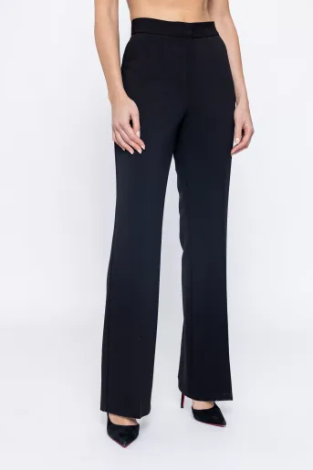 Pantaloni Caramel evazați stofă Melina P2606