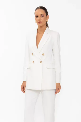Sacou Caramel oversize Meg ivory S1609