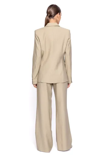 Sacou casual double-breasted kaki SKC60201