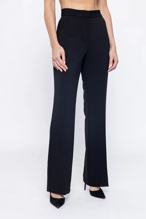 Pantaloni Caramel evazați stofă Melina P2606 thumbnail picture - 