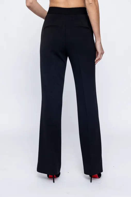 Pantaloni Caramel evazați stofă Melina P2606 thumbnail picture - 
