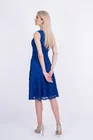 Rochie eleganta din dantela albastra R8250 thumbnail picture - 