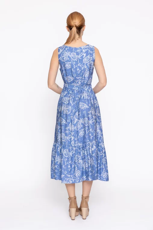 Rochie lejeră cu cordon bleu RXJ60305 thumbnail picture - 