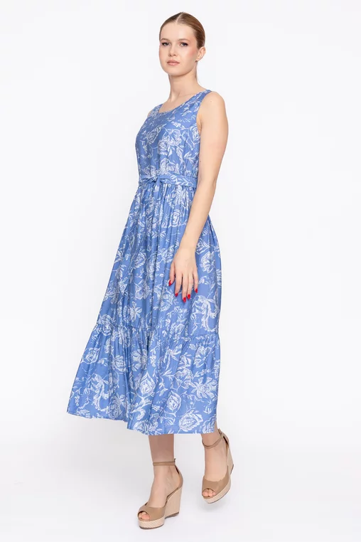 Rochie lejeră cu cordon bleu RXJ60305 thumbnail picture - 