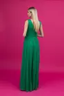 Rochie lunga eleganta din tulle cu sclipici verde R8328 thumbnail picture - 
