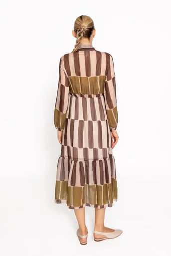 Rochie midi cu fundă RLM60802