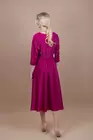 Rochie midi eleganta cu cordon fucsia R8313 thumbnail picture - 