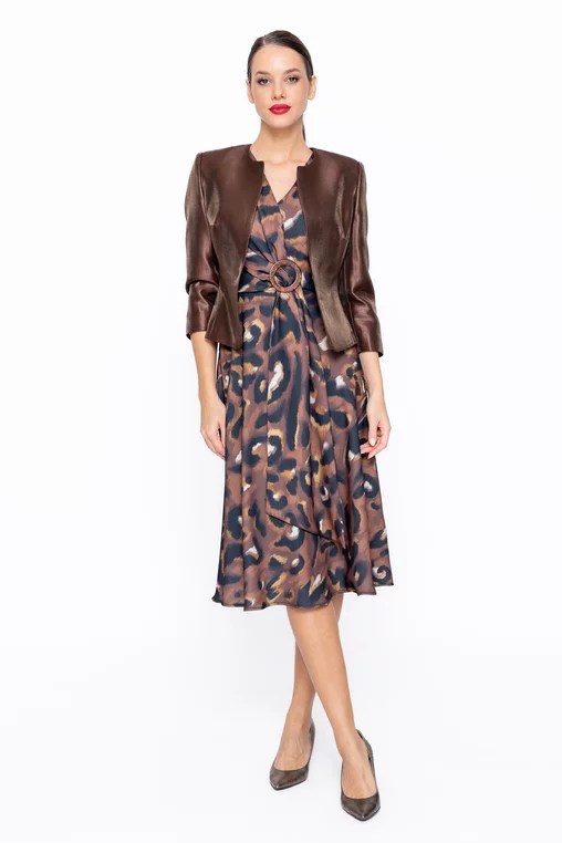 Sacou Caramel elegant maro S1508 thumbnail picture - 