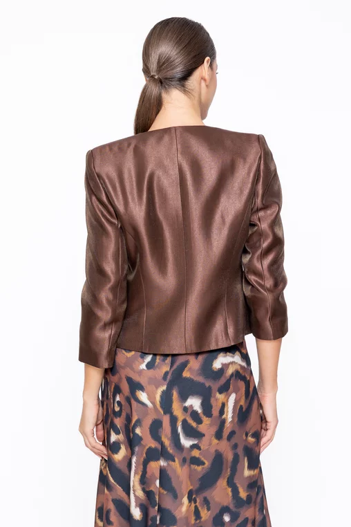 Sacou Caramel elegant maro S1508 thumbnail picture - 