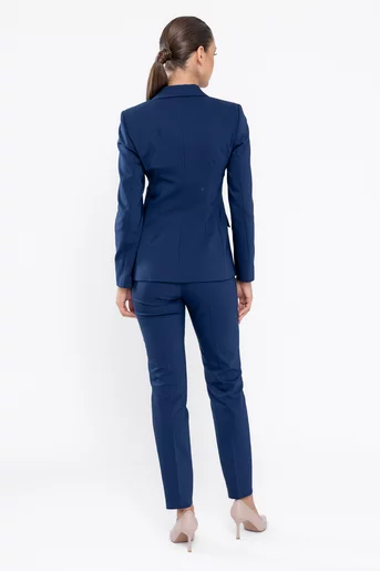 Sacou Caramel office cambrat bleumarin S1515