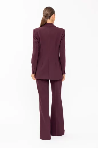 Sacou Caramel oversize Meg burgundy S1609
