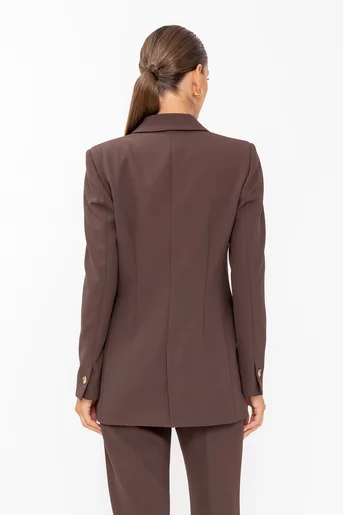 Sacou Caramel oversize Meg maro S1609