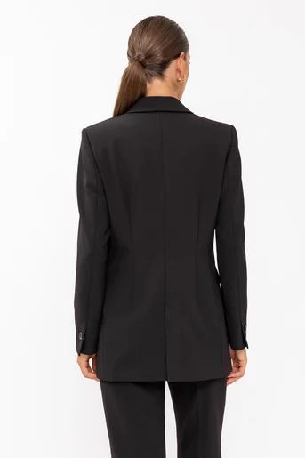 Sacou Caramel oversize Meg negru S1609
