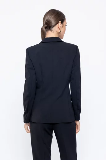 Sacou Caramel stofă Melina negru S1520