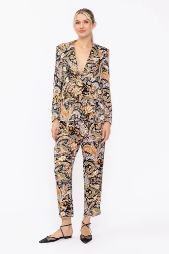 Sacou imprimeu paisley multicolor SMO60501