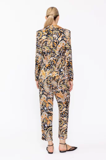 Sacou imprimeu paisley multicolor SMO60501
