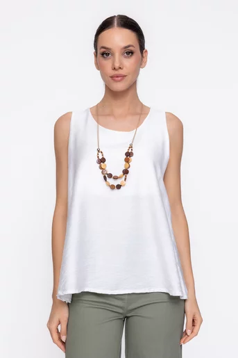 Top lejer cu accesoriu ivory BLA60307