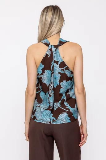 Top lejer turcoaz BVI60507