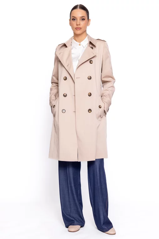 Trenci Caramel cambrat bej S6601 thumbnail picture - 