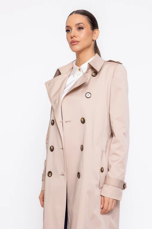 Trenci Caramel cambrat bej S6601 thumbnail picture - 