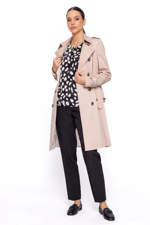 Trenci Caramel cambrat bej S6601 thumbnail picture - 
